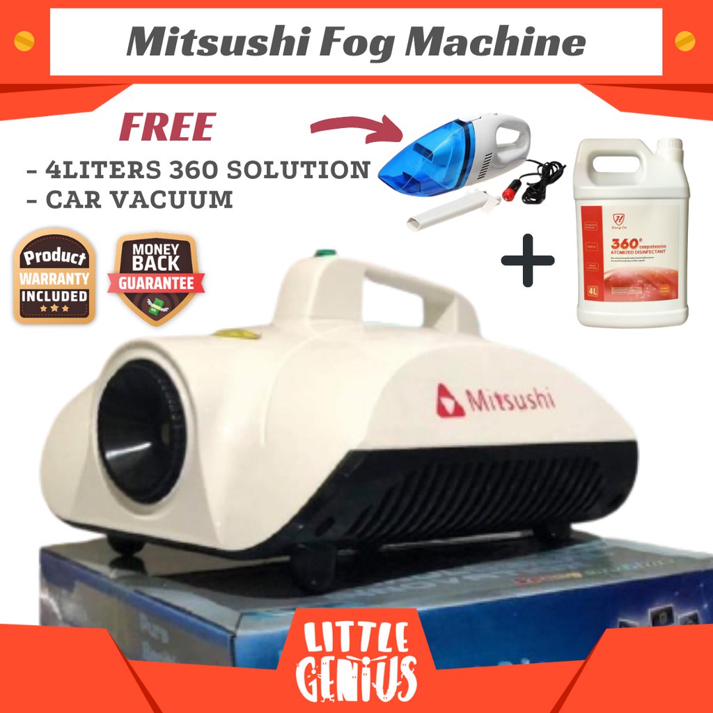 Heavy Duty Mitsushi Fog Machine Disinfect Machine Nano Smoke l FREE 4