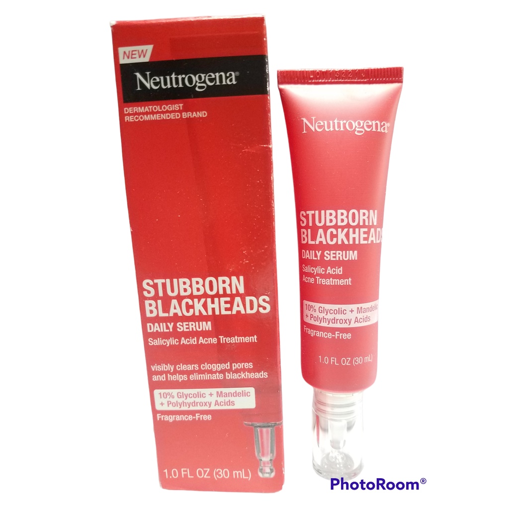 Neutrogena Stubborn Blackheads Daily Serum 30ml Expiry Date 062023 From Usa Shopee Philippines 0753