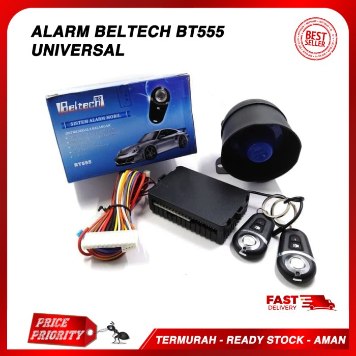 Anti Theft Car Remote Alarm Safety Lock Central Lock Universal Beltech ...
