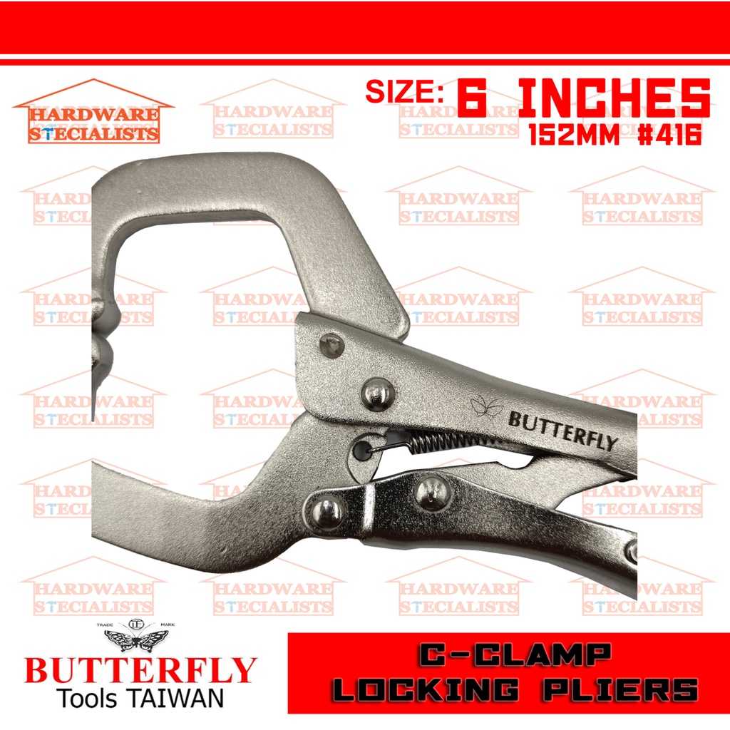 Butterfly C-clamp Locking Pliers 6