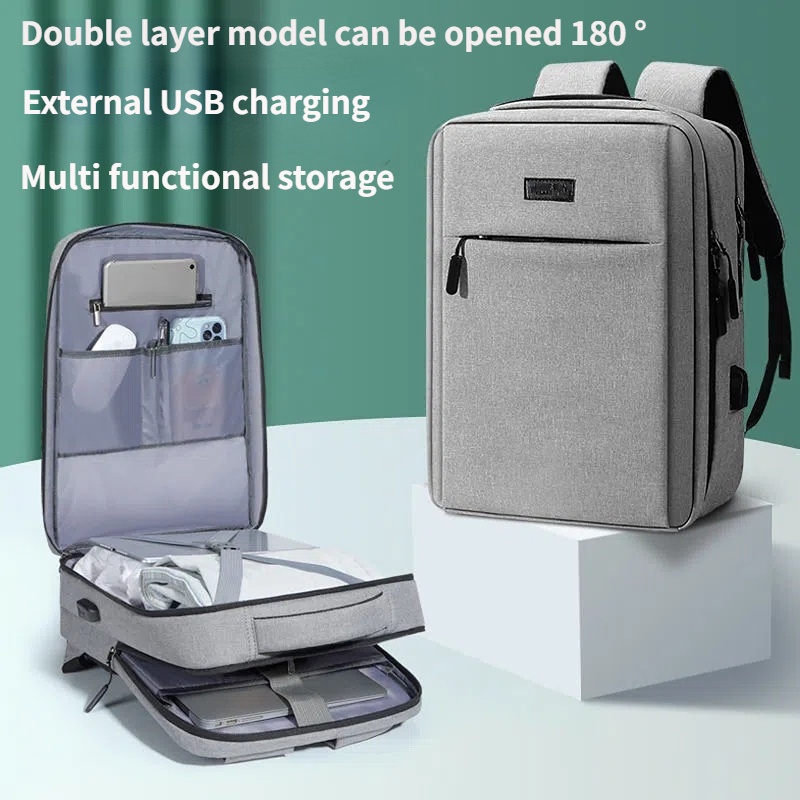 Laptop Bag Backpack Men Women Inch Business Large-Capacity  Student School Travel