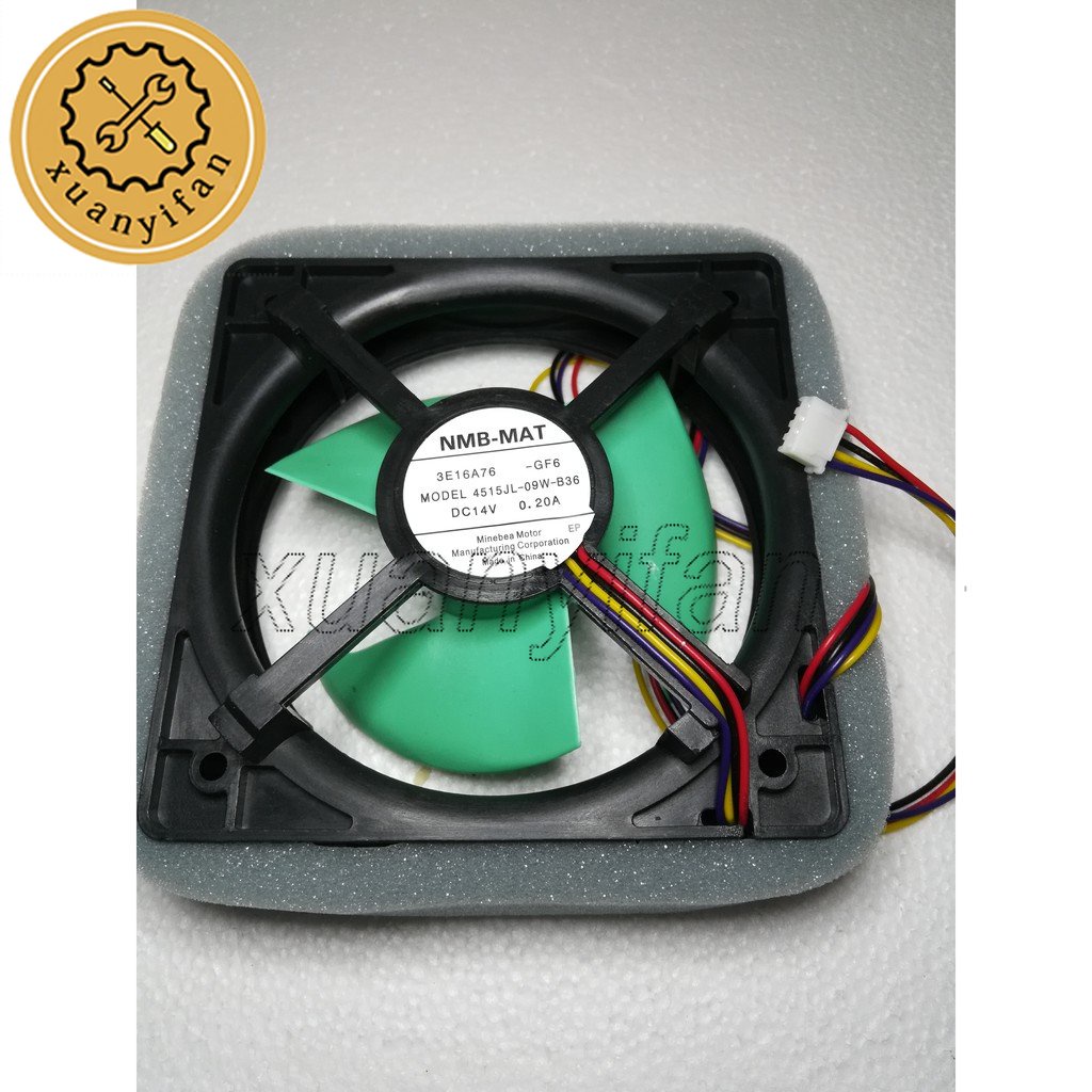 Panasonic Refrigerator Fan Motor Cooling Fan 4515JL09WB36 DC14V 0.20A