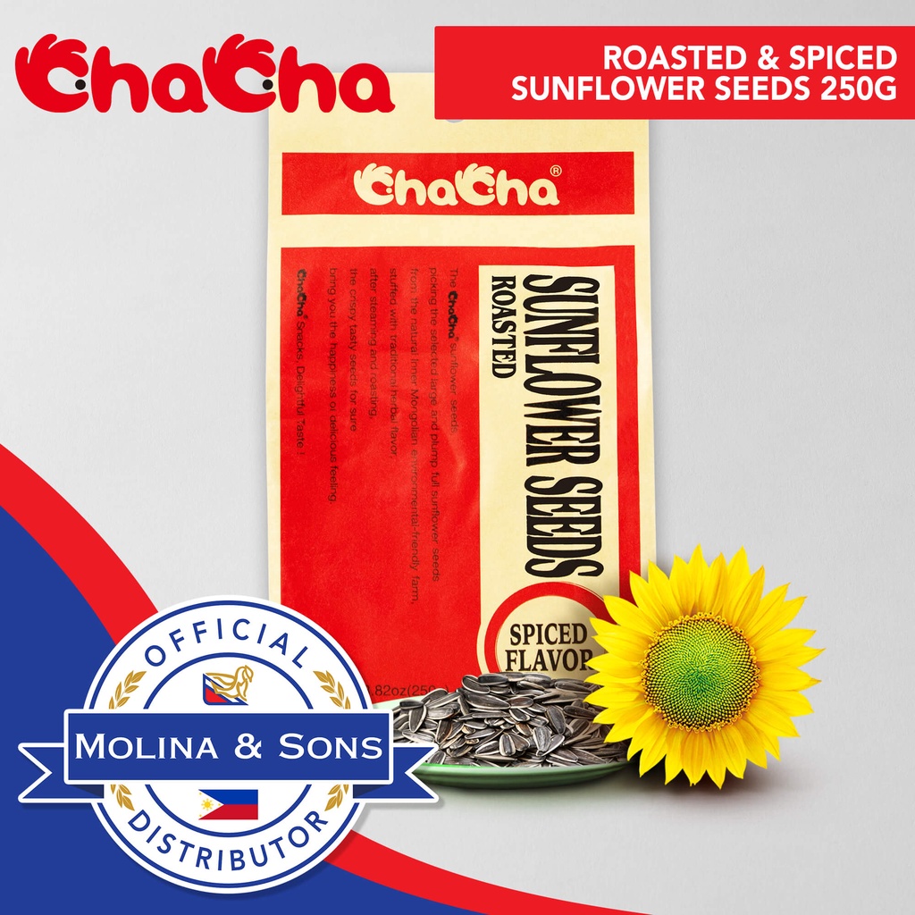 ChaCha Sunflower Seeds Spiced 250G Shopee Philippines