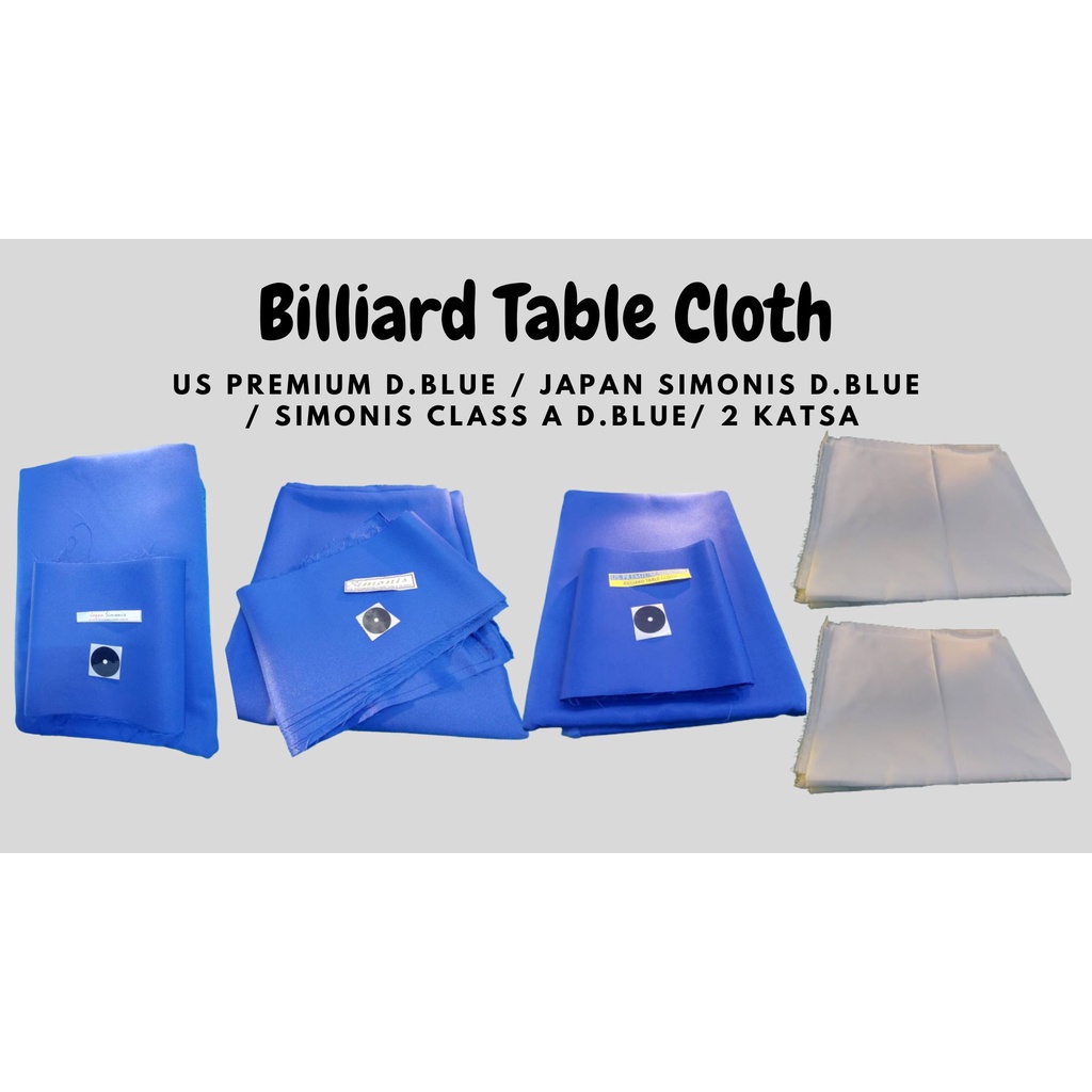 Billiard Table Cloth (Simonis)D.Blue / Tapete ng Bilyaran / Standard