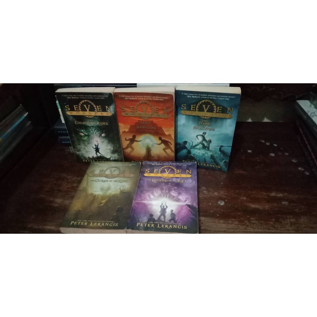 SEVEN WONDER SERIES Complete Set PB RC by Peter Lerangis Colossus Rises ...