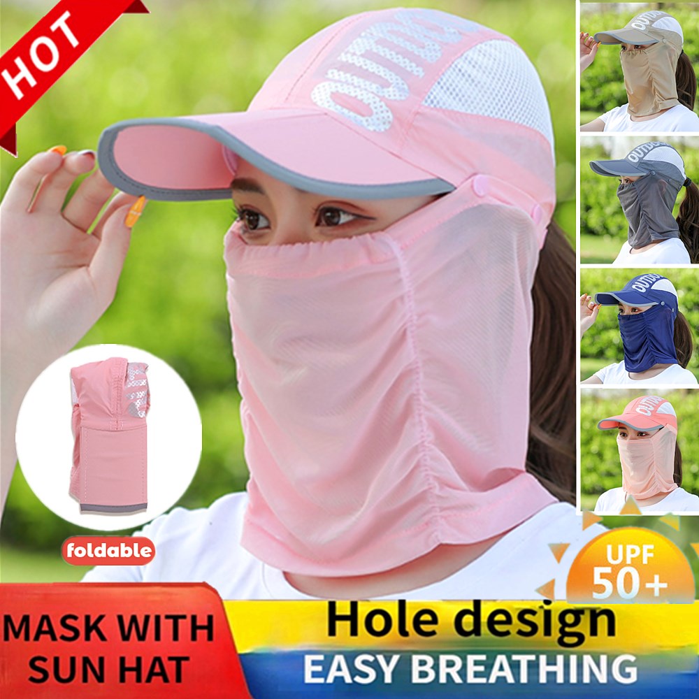 Foldable Sunscreen Cap for women sumbrero cap for men UV