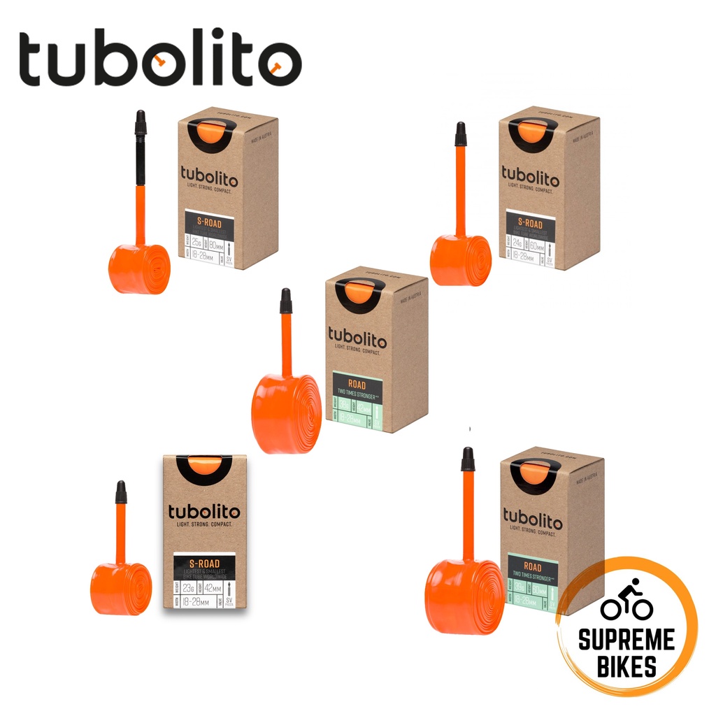 Tubolito Road Bike Fast Rolling Inner Tubes for 1828mm Tires Shopee