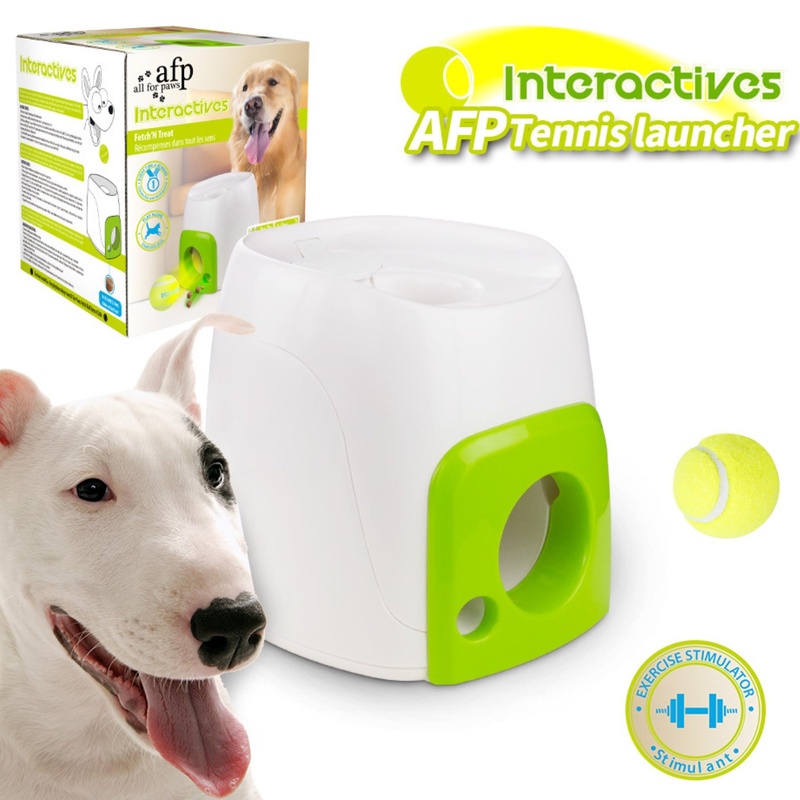 Dog Tennis Food Reward Machine Pet Toy Dogs Interactive Training Smart ...
