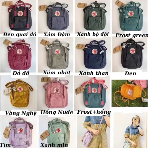 Fjallraven KanKen Sling 2.5L mini men's and women's crossbag G1000