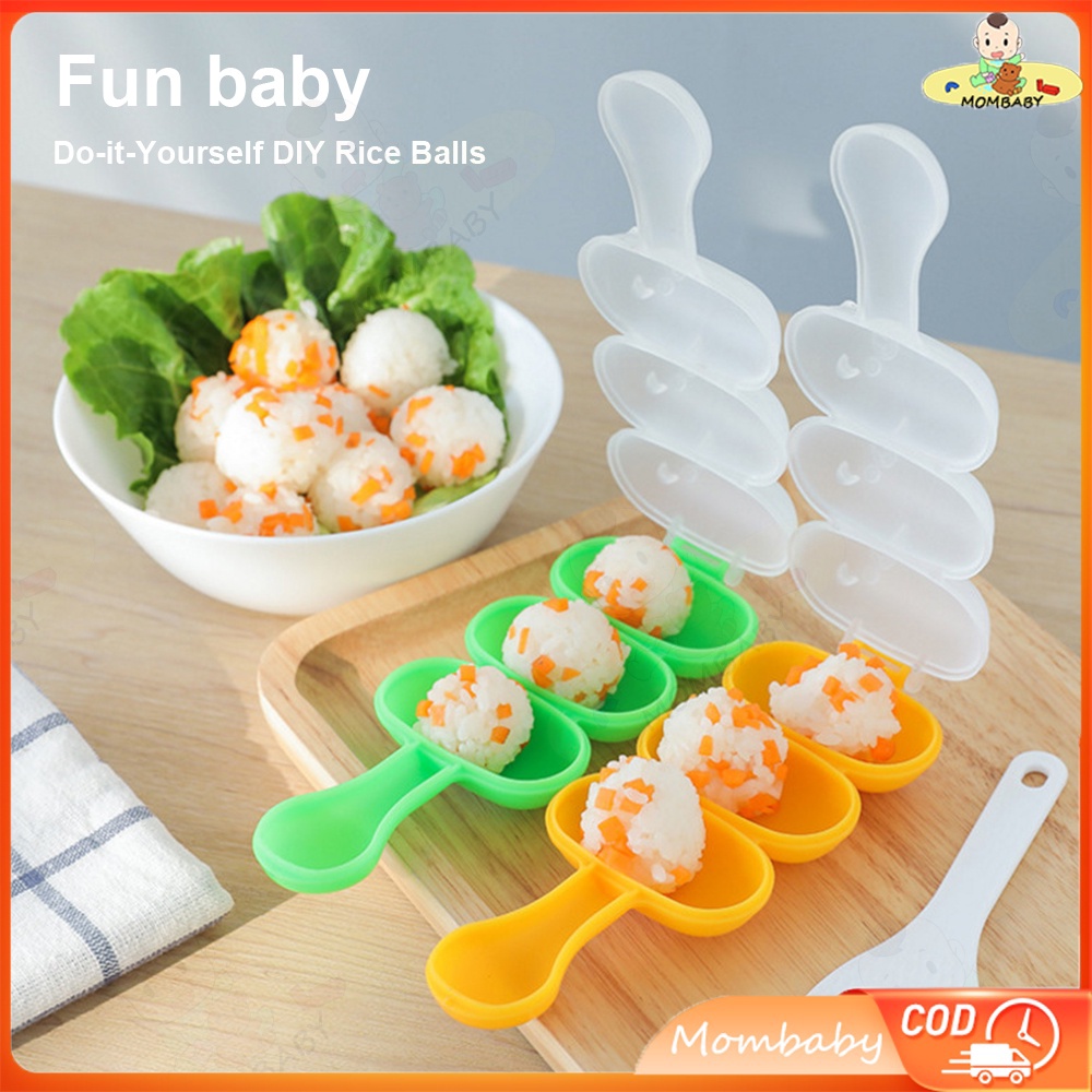 【COD】Mombaby Rice Ball Molds for kids shake DIY rice ball maker ...