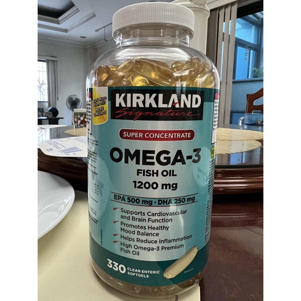 *MADE IN CANADA* Kirkland Signature Super Concentrate OMEGA3 Fish Oil