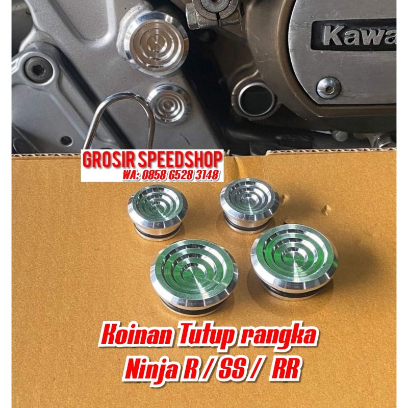 KAWASAKI Coin Cover Chassis Frame Cover Swing arm CNC Thailand Ninja R ...