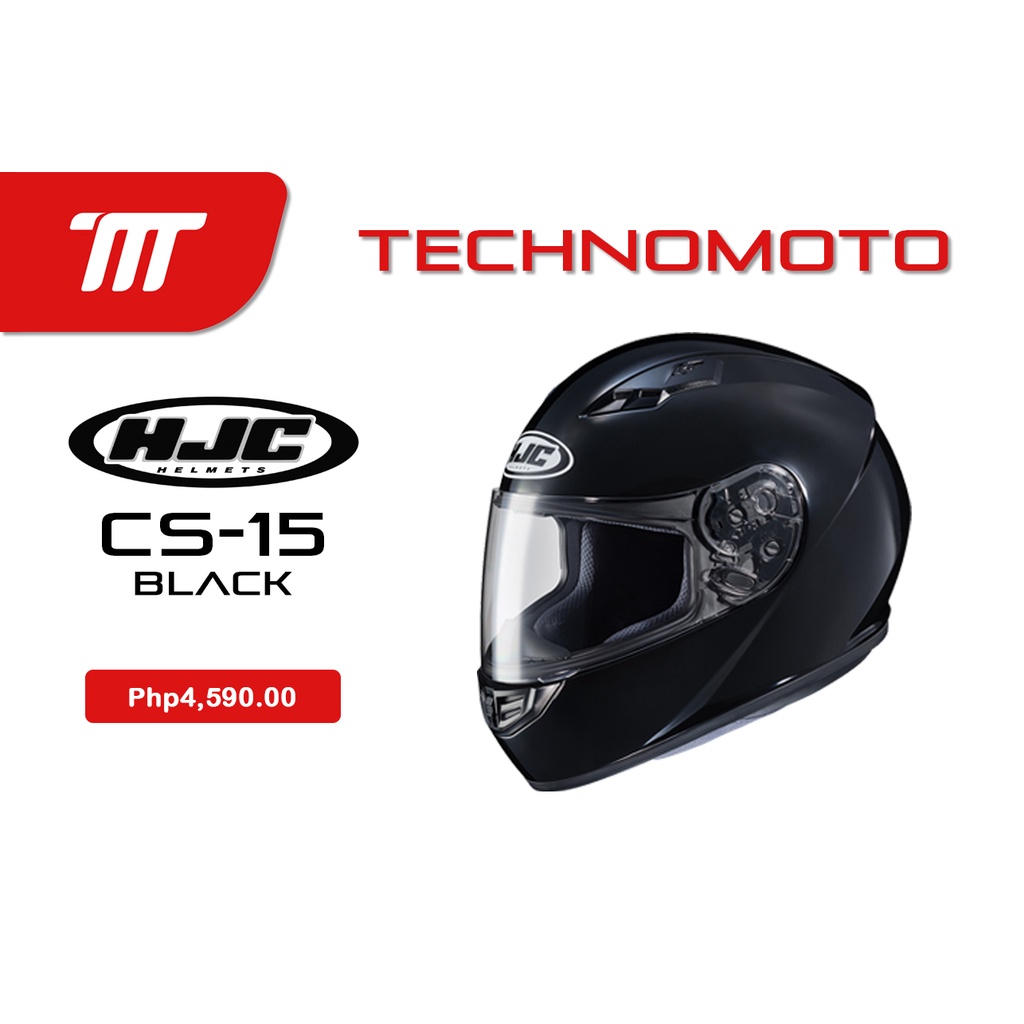 HJC Helmets CS-15 Plain Color (White, Black, Semi Flat Black