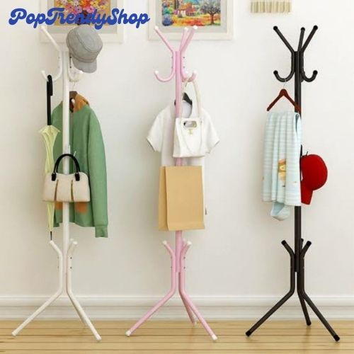 Tree Style Free-Standing Heavy Duty Coat And Bag Multifunctional Multi ...