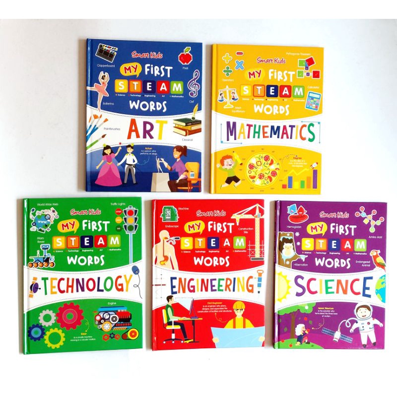 Smart Kids My First STEAM Books -Science Technology Engineering Arts ...