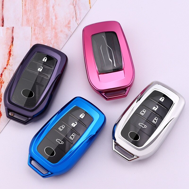 Soft TPU full protect Key Cover Key Case For Toyota Alphard VELLFIRE ...