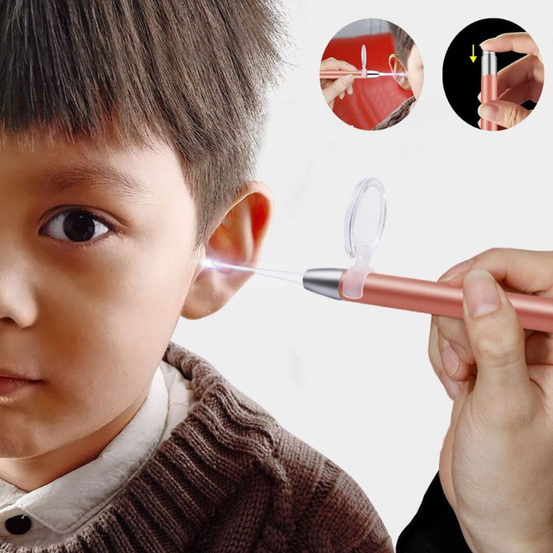 Ear Pick Tool LED Flashlight Baby Earpick With Magnifier Ear Health Ear