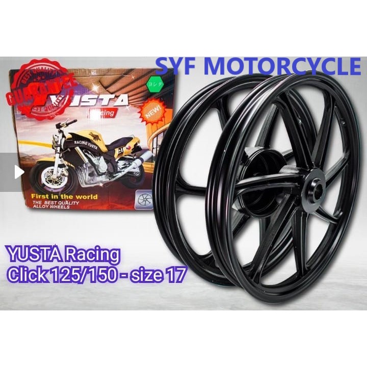 HondaClick Vario 125/150 size 17s "YUSTA RACING MAGS" pcx 150 Shopee