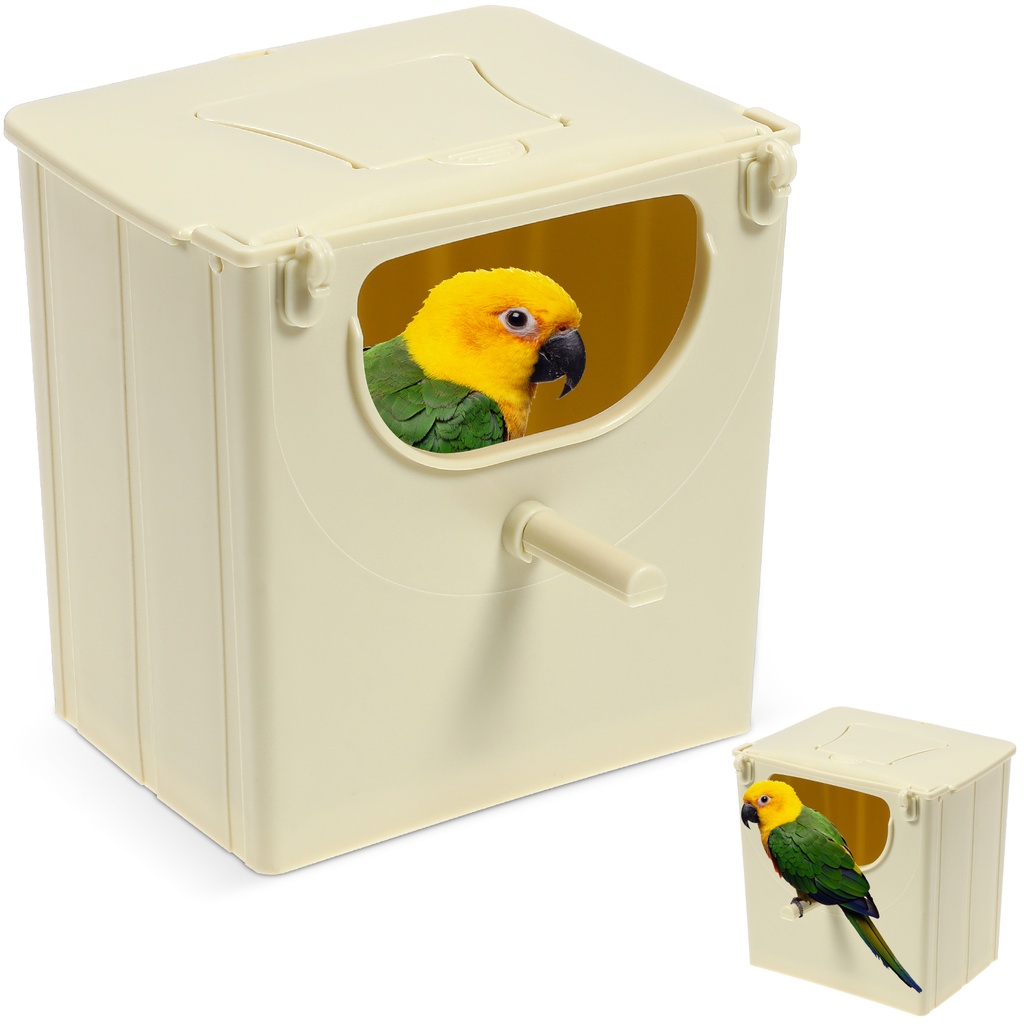 2 Space Sturdy Bird Breeding Boxes for Cage Parrot Breeding Boxes Bird Breeding Houses Bird Bree