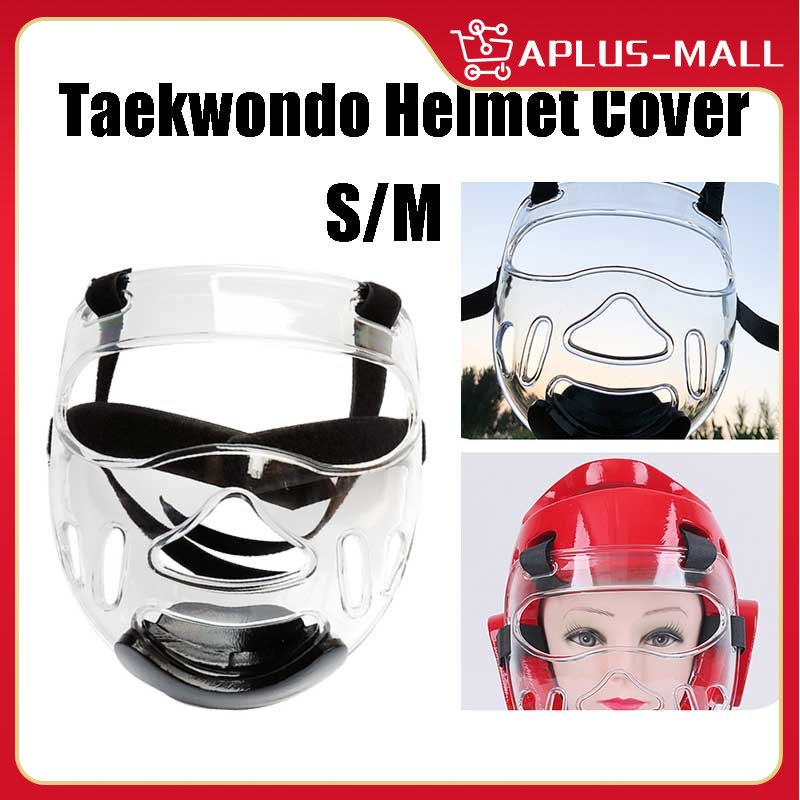 Unisex Clear Taekwondo Face Shield Removable Taekwondo Helmet