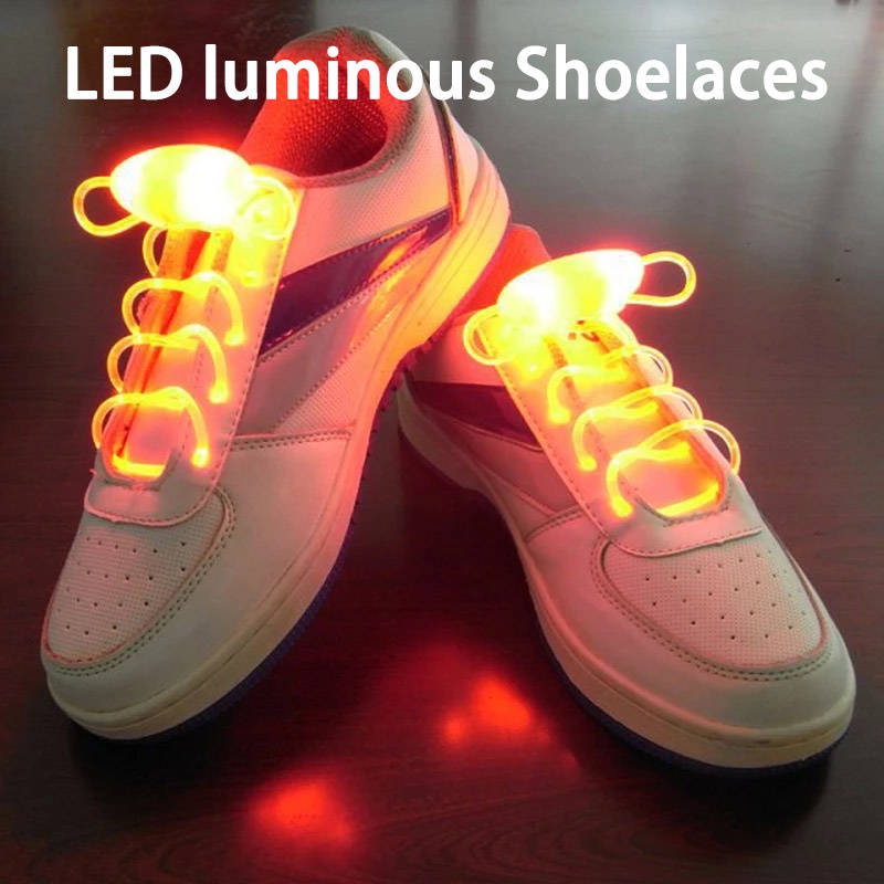 LED Shoe Lace Luminous Shoelaces MultiColor Neon light Flashing Shoe laces Shoes Strap Glow in