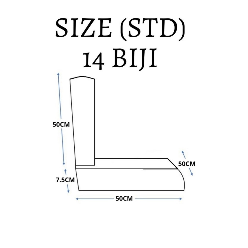 New ArrivalCurved designReady!! Kusyen Double Zip Rectangular Sarong