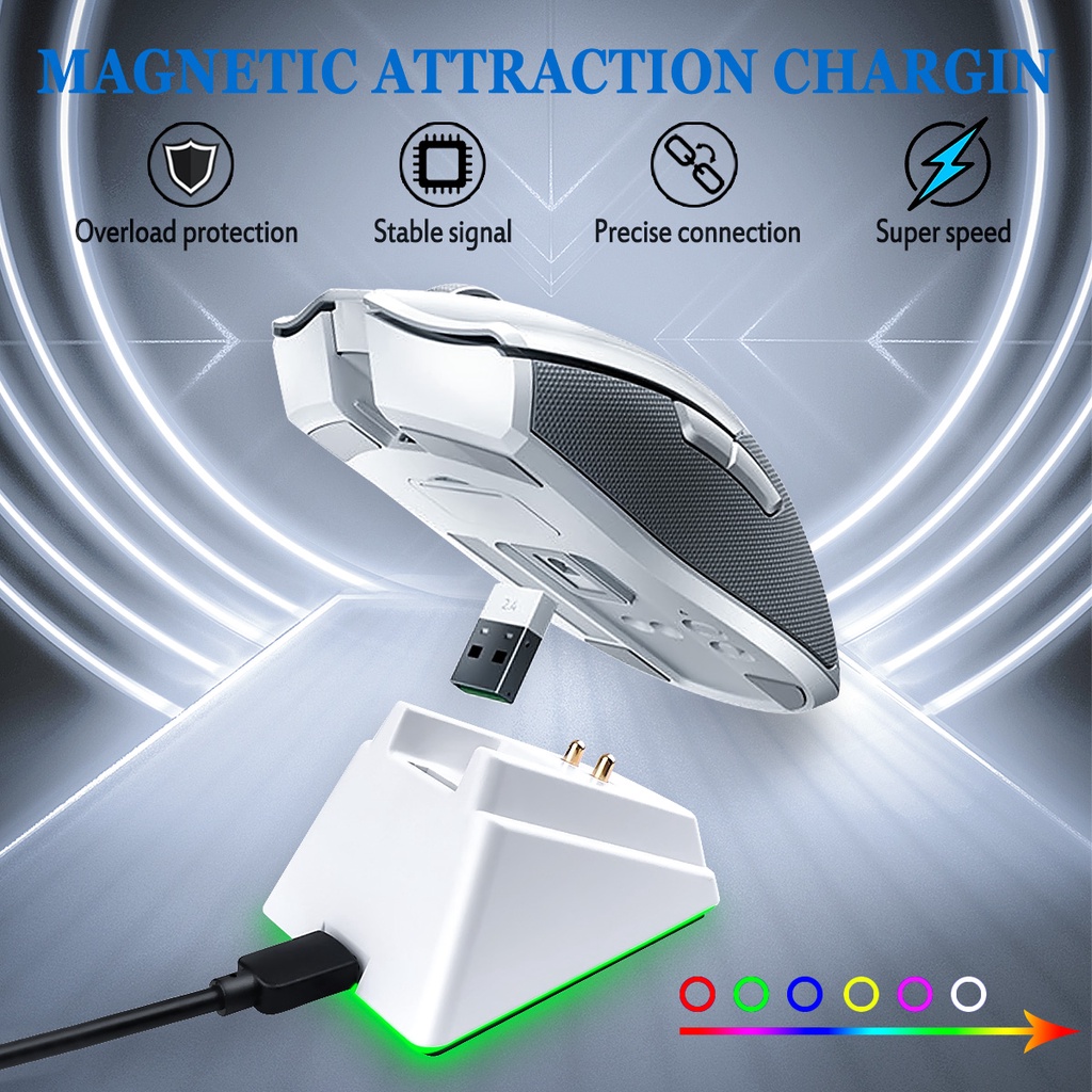 charging-dock-white-for-razer-basilisk-ultimate-viper-ultimate-naga-pro