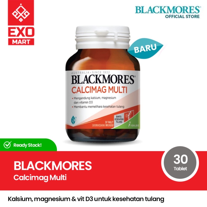 Blackmores - Calcimag Multi BPOM Kalbe 30 Tablets Vitamin Calcium ...