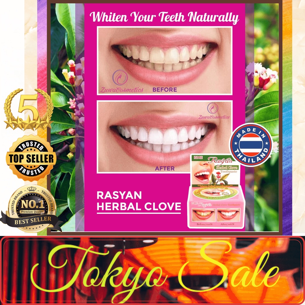Cloves Extra White Isme Rasyan Herbal Clove Toothpaste With Aloe Vera And Guava Leaf Shopee 9457
