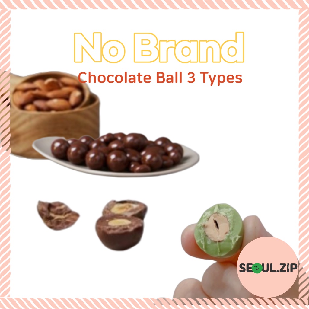 [Emart No brand Korea] Chocolate Ball, Milk Chocolate Almonds, Green ...