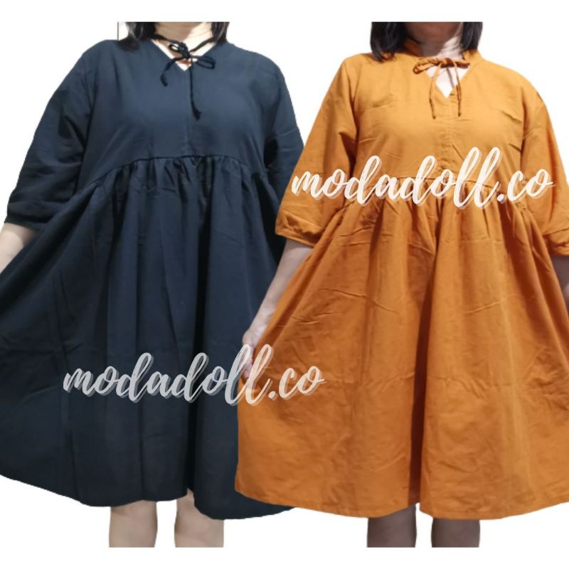 4XL Paperdoll Dress | PLUS SIZE (Medium-4XL) | Soft Cotton Linen ...