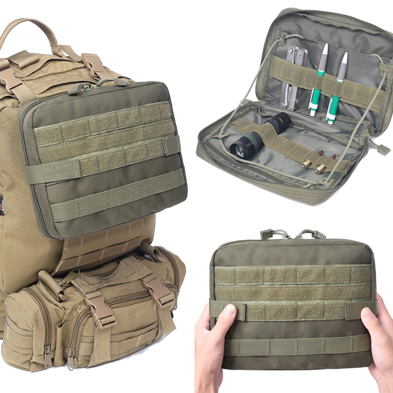 1000D Nylon Tactical Molle Admin Pouch Medical EMT Utility EDC Bag ...