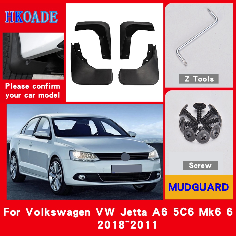 availableCar Mud Flaps For Volkswagen VW Jetta A6 5C6 Mk6 6 20112018