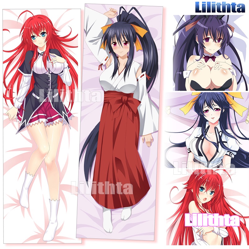 Dakimakura Pillowcase High School DxD Rias Gremory Himejima Akeno Game