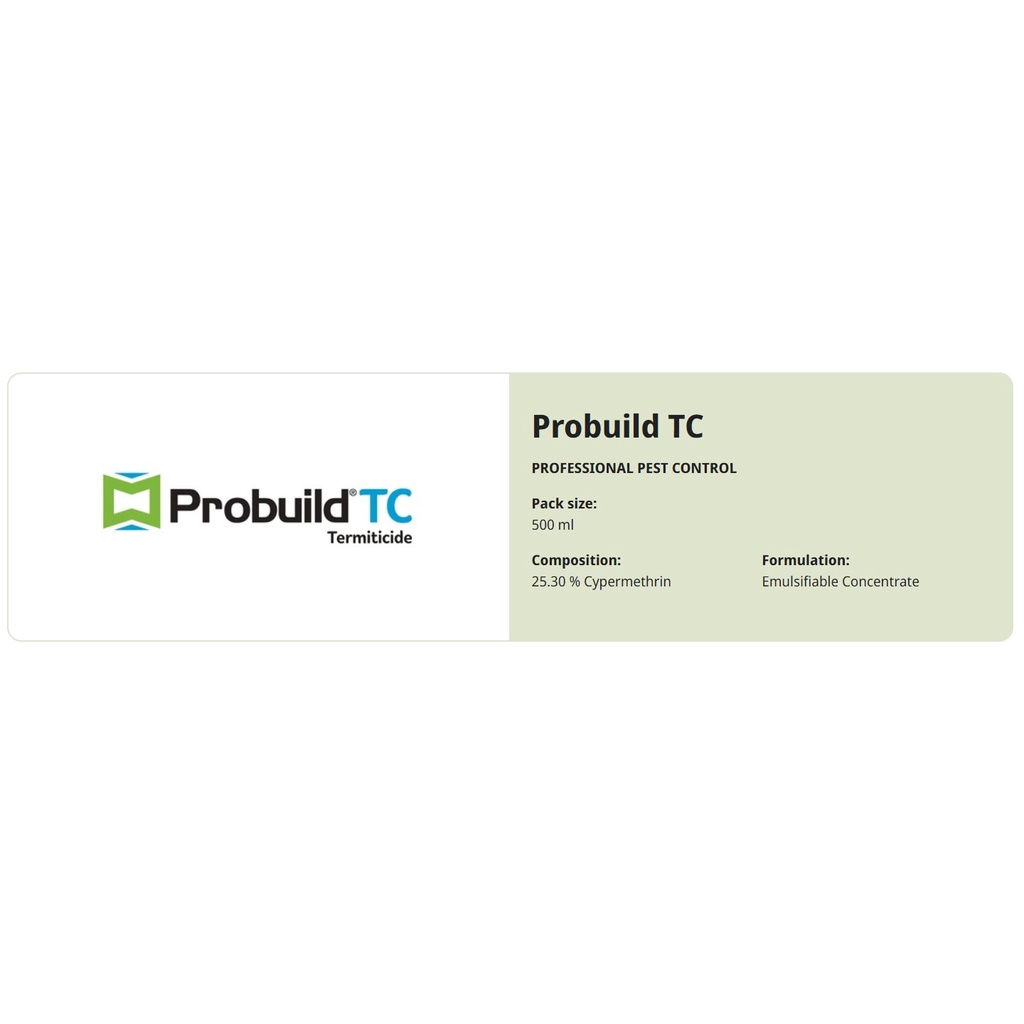 Syngenta Probuild TC 500ml Cypermethrin Termiticide for Soil Poisoning ...