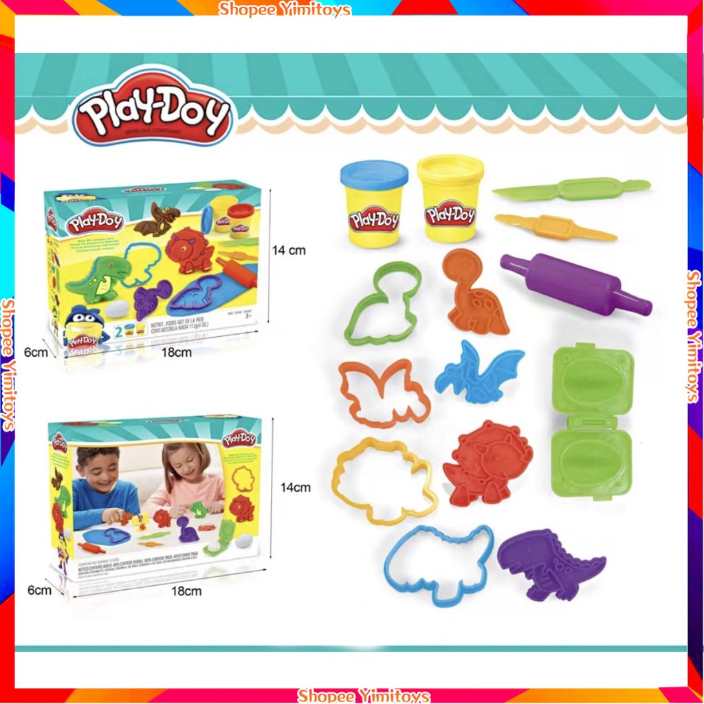 Color clay toy set, play toy set safe and non-toxic | Shopee Philippines
