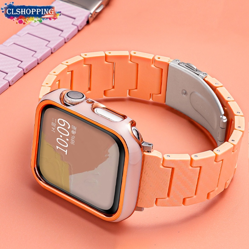 Carbon Fiber Strap For Apple Watch Bracelet 44mm 40mm 38mm 42mm Smart