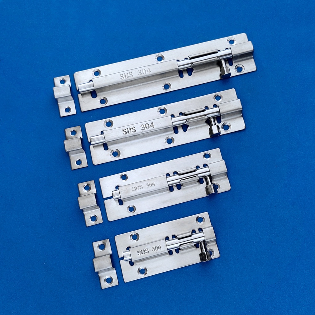 304 Stainless Steel Door Latch Gate Antitheft Security Door Bolt