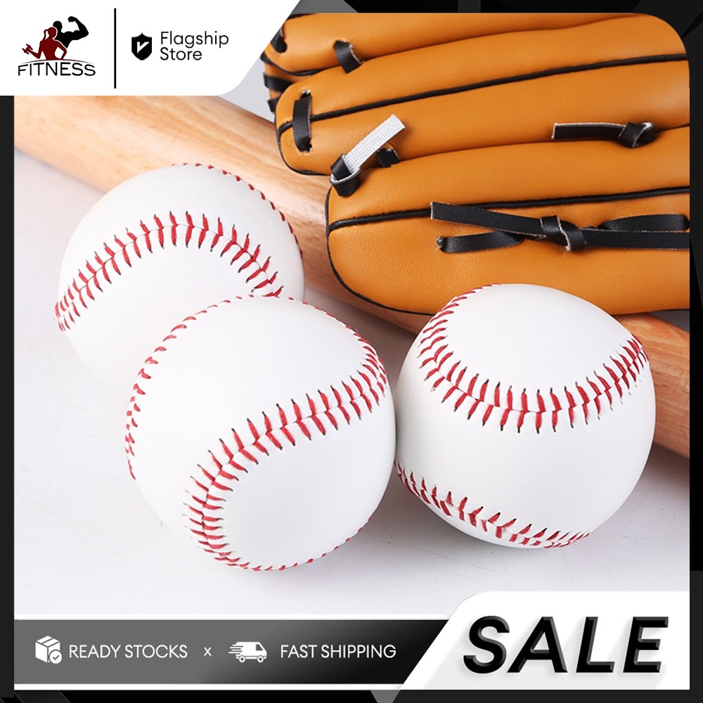 9inch Hard Training Baseball Juvenile Adult Training Soft Rubber