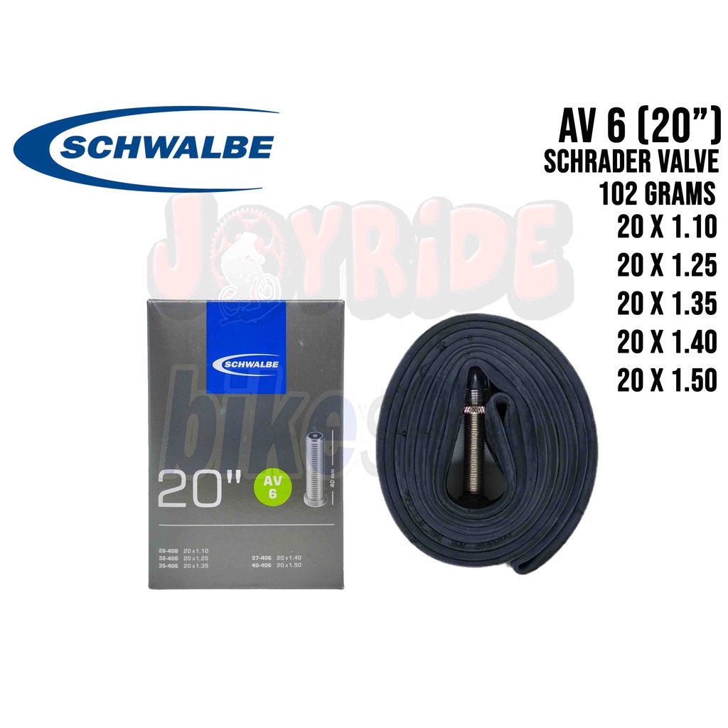Schwalbe AV1 45 Degree Schrader Tube - 12" Bike Inner Tube (47 - Foto 13