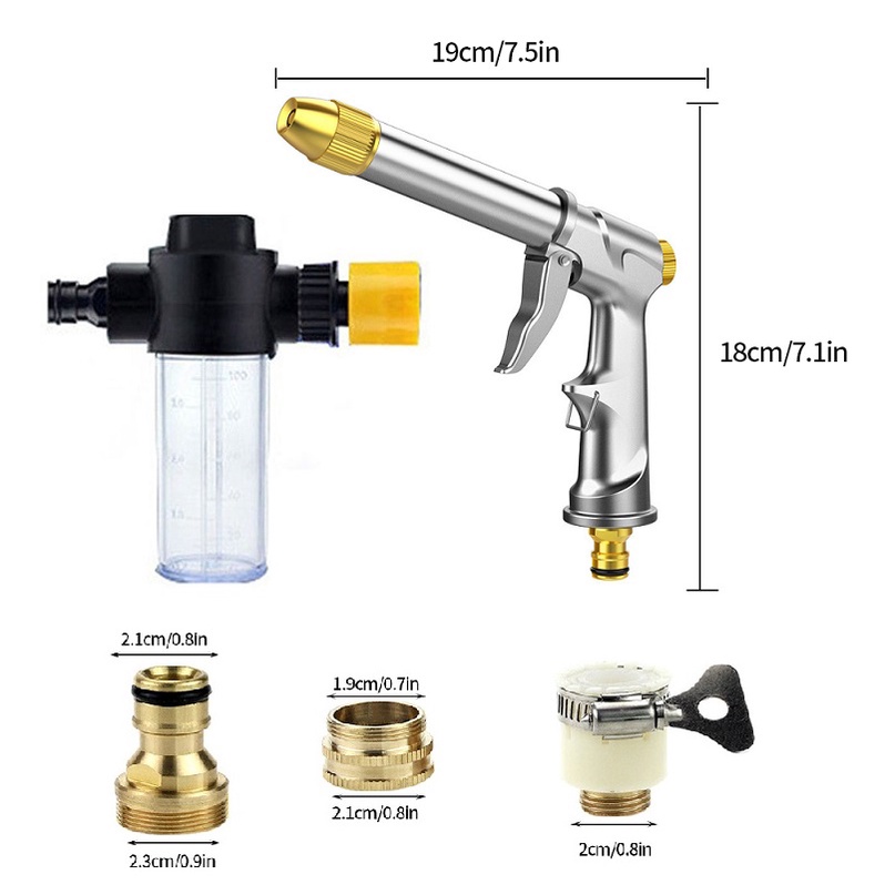 Portable High Pressure Water Gun For Cleaning Car Wash Machine Garden