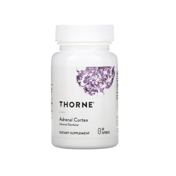 Thorne Research, Adrenal Cortex, 60 Capsules Imported from USA