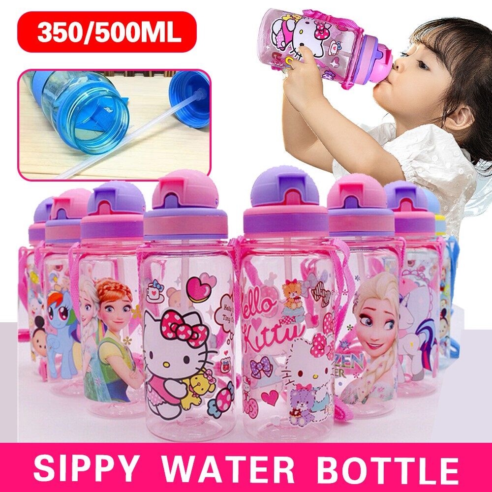 1pcs 350 / 500ml kids cup Frozen new Disney princess Cartoon Mickey ...