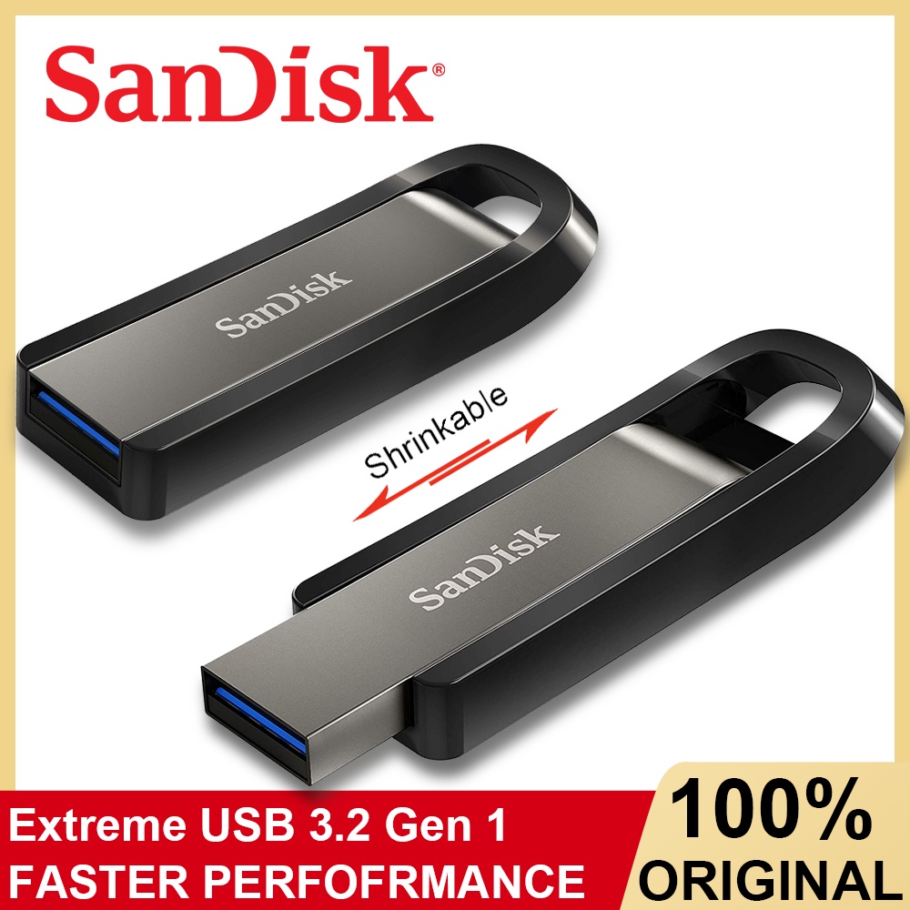 Sandisk Extreme Go Cz810 Pendrive Usb 3.2 Solid State Flash Drive 128gb
