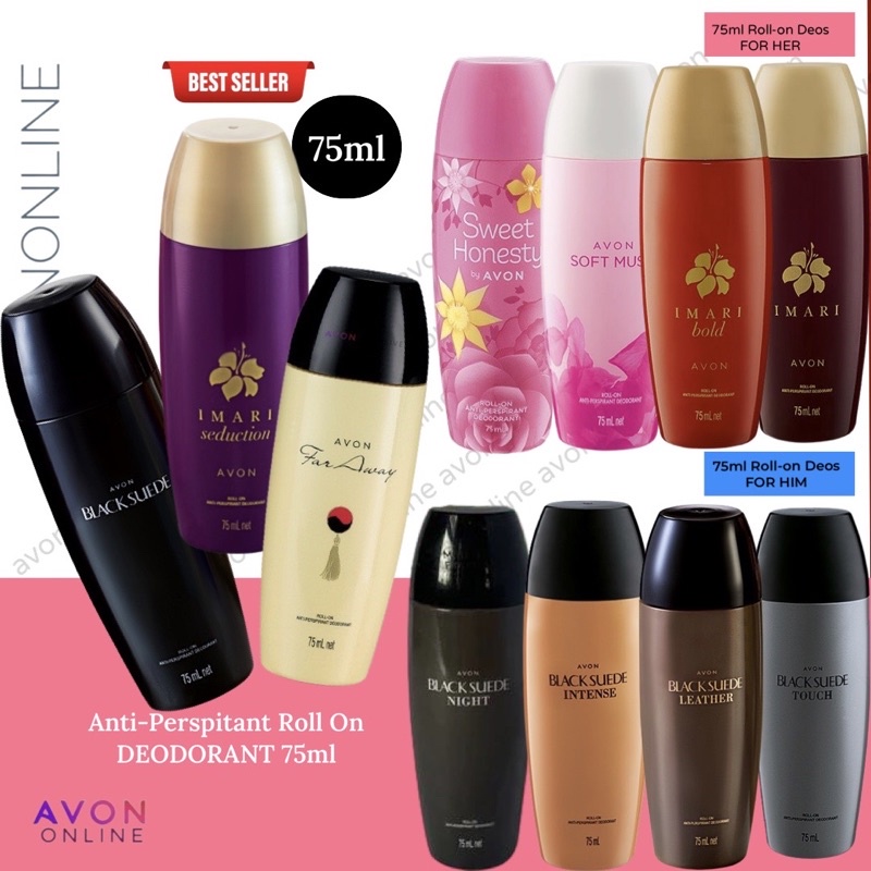 AVON Anti-Perspirant Deodorant for Him and for Her 75ml | Shopee ...