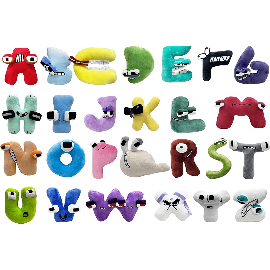 26 Alphabet Plush Toy, Alphabet Lore Stuffed Doll Preschool Educational ...