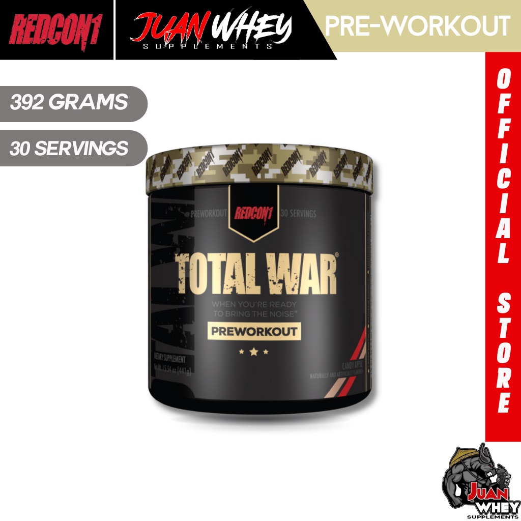 Redcon1 Total War Pre Workout Powder 30 Servings Shopee Philippines 