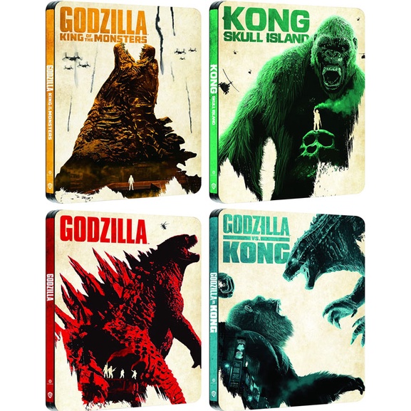 Monsterverse Collection (4K + 2D Blu-ray Steelbook) (8 Discs) (Sealed ...