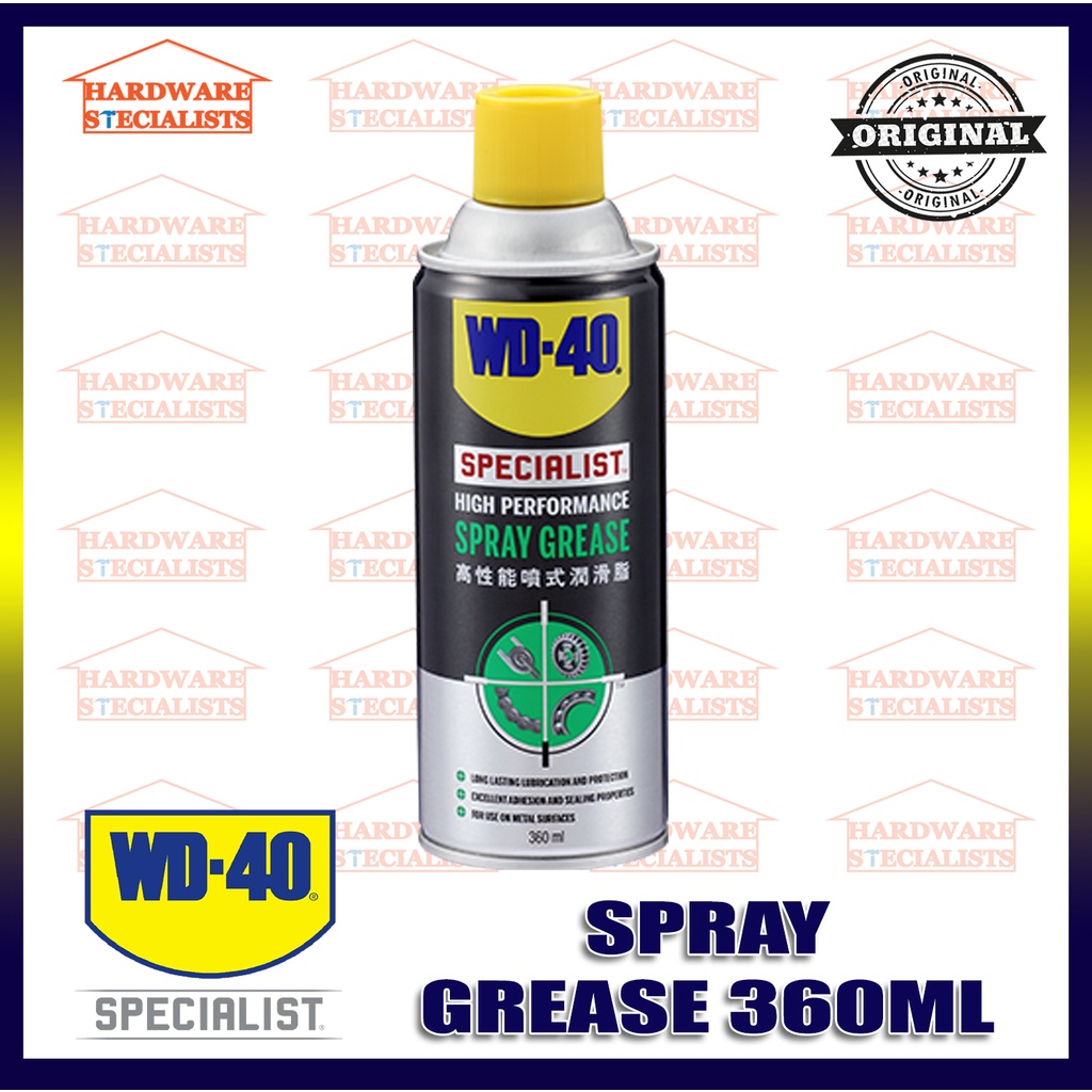 WD40 Specialist Spray Grease 360ML WDSPLSG360 Original Authentic
