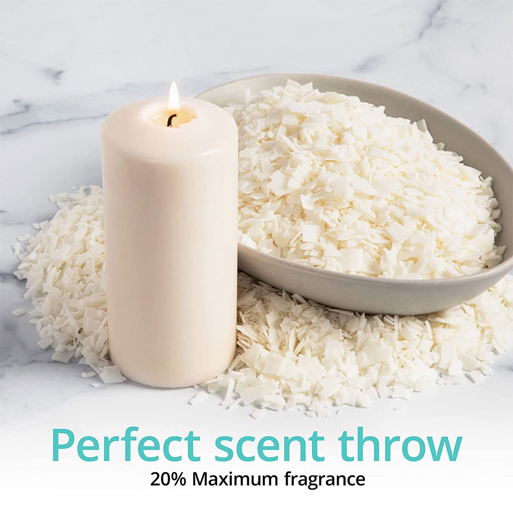 Soybean wax White Beeswax Pellets Soy wax Pastilles for DIY Candle